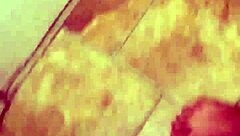 i piss in my underwear and pour blue soap on his cock