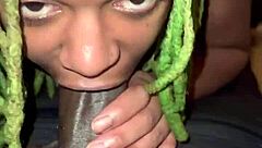 Ebony Rabuda Gorda de Lingerie Levando Pau Todo! Ah Sim!