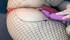 i'm stripping off my panties and thong for christmas, clothes ripping.