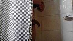 hey, watch these guys masturbate together in the bath