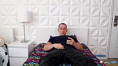 Blonde chick fucks big cock horny