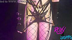 big ass egirl posing in lingerie close up