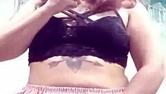 dana barzagli masturbates alone in her latina beauty.