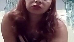 dana barzagli masturbates alone in her latina beauty.