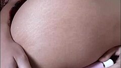 this young beauty touches herself with wild, eager fingers