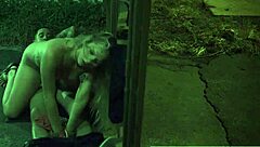 She's sucking that hairy pussy and armpit so hard