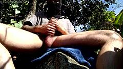 African Enjoying The Beach With Friends!