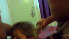 Milf enjoys group interracial sex with blowjobs and facials