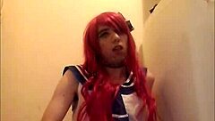 Solo Trap Jerks Off and Swallows Own Cum