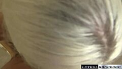 Ashlee gave her stepfather a blowjob after he peeked on her 😏