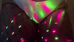 ebony model dances for daddy