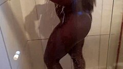 Fernanda takes big black cock in anal.