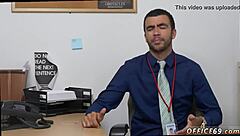 Straight guys experiment with dildos in wild latino gang sex teamwork.