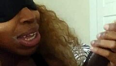 Meechie Takes Sloppy Deepthroat On Monster Black Cock