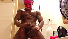 Hallelujah! Worshipping big black dick of Johnson Mr. 86, baby!