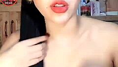 showing off a tempting bust in a casual chat