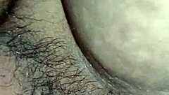 Wife bent over for doggystyle, loving that hairy pussy! 😏