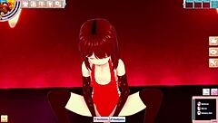 The best anime girl in a bikini gets a creampie in this hentai video, full of intense emotions.