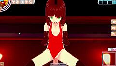 The best anime girl in a bikini gets a creampie in this hentai video, full of intense emotions.