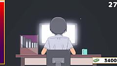 Megu was hungry for some dick in this anime hentai episode 4