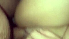 Married woman takes hard cock while husband drinks.