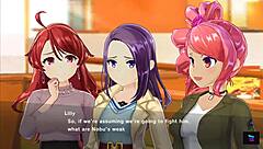 demon king eliza's blonde big tits in hentai magicami