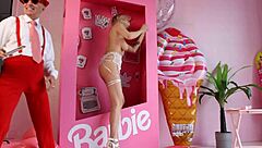 Blonde Barbie Doll in Lingerie