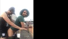 Watch the mexican amateurs on the rooftop.