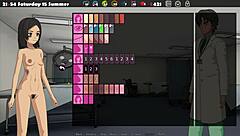 Finishing the game in an anime hentai adventure.