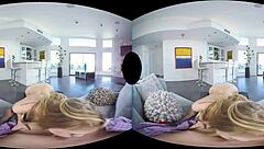 Blonde Harlot Arya Fae Has VALENTINE ANAL With You In VR