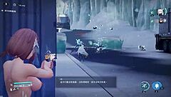 Dust White Forbidden Zone - Haru Naked Solo Run in Snowy Danger Path