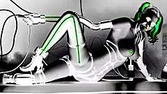 I can’t believe I’m at this wild party with C23 robot whores and dystopian sex visuals!