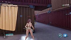 Dust White Forbidden Zone - Haru Naked Solo Run in Snowy Danger Path