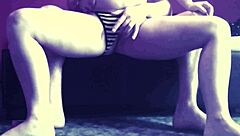 Blonde Teen's Homemade Fingering Session