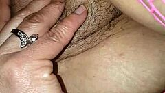 Recorded session of anal and pussy masturbation