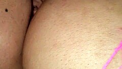 Recorded session of anal and pussy masturbation