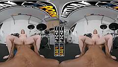 Virtual Porn: Busty Babe Bess Breast Takes Monster Cock in VR!