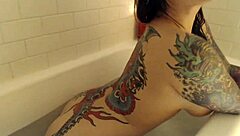 Bath Show Final 2 With Tattoo Display And Relaxing Soak