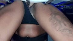 Celebrating husband's birthday in prison with lots of milk in her pussy.