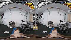 Virtual Porn: Busty Babe Bess Breast Takes Monster Cock in VR!