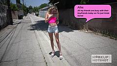 hooking up with slutty blonde spinner allie addison