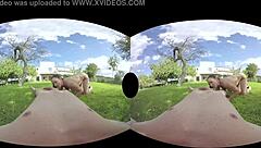 Curvy Latina Sara May Teases With Horny Outdoor Hardcore VR Fun