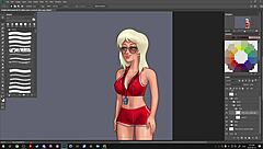 picarto stream with darkcookie playing summertime saga in 720p on september 13, 2023