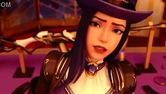 Hentai 3D Caitlyn Porn With Big Ass Girlfriend Lesbian Sex