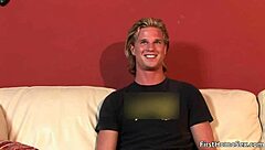 Cute Blonde Gay Dude Sucks Cock Hardcore