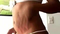 Estefania, a beautiful Colombian woman in her daily life