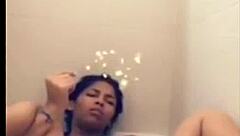 Mulata Paola Masturbates In The Bathtub And Cums All Over?