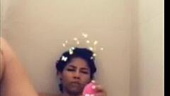 Mulata Paola Masturbates In The Bathtub And Cums All Over?