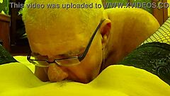 cunnilingus - husband head among spreading legs licking pussy