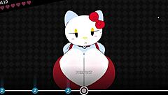 用力操HelloKitty在狂野操游戏玩法中